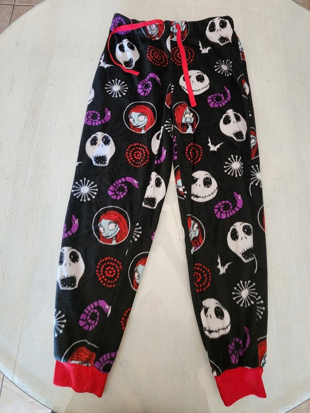 Nightmare Before Christmas Pajama Pants SZ Small Loungewear Disney